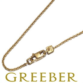 Louis Vuitton ルイヴィトン チェーンネックレス 40cm K18YG Necklace【中古】BLJ