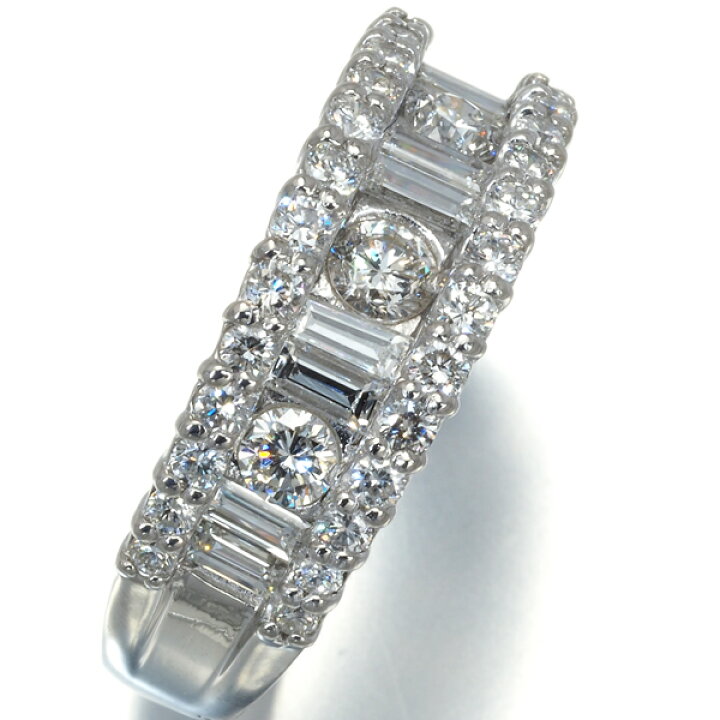 楽天市場】ダイヤ ダイヤモンド 1.26ct 2種カット リング Pt900  