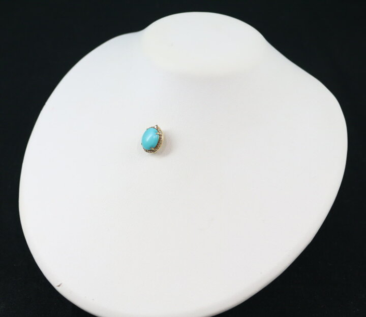 楽天市場】GSTV ペンダント トップ ターコイズ トルコ石 4.00ct ダイヤ 