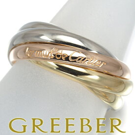 Cartier カルティエ トリニティ リング スリーカラー 5連 50号 K18YG/WG/PG Ring 指輪 【中古】BLJ