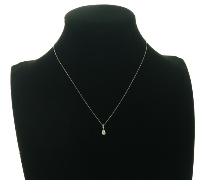 楽天市場】ダイヤ ダイヤモンド 0.32ct ペアシェイプ ネックレス Pt900  