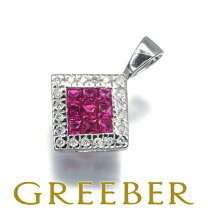 楽天市場】ルビー ミステリーセッティング ネックレスの通販 