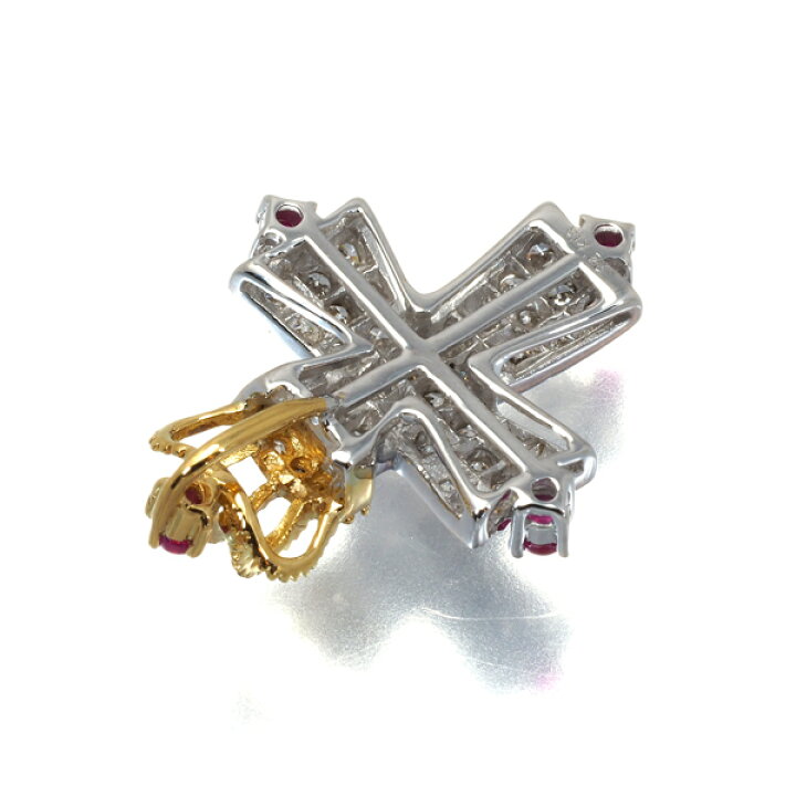 楽天市場】笠原真寿美 ペンダント トップ ダイヤ ダイヤモンド ルビー  