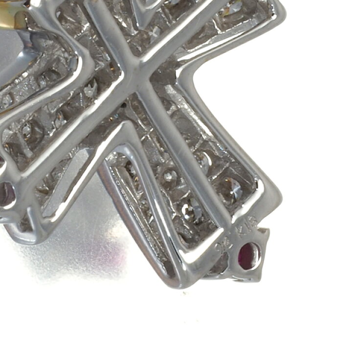 楽天市場】笠原真寿美 ペンダント トップ ダイヤ ダイヤモンド ルビー  