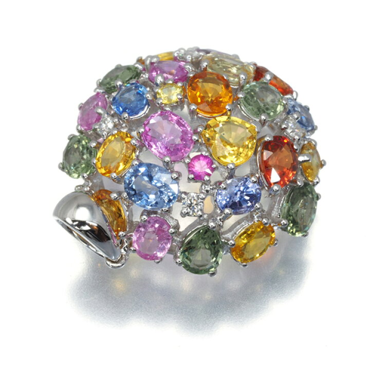楽天市場】サファイア 9.19ct ダイヤ ダイヤモンド 0.18ct マルチ 