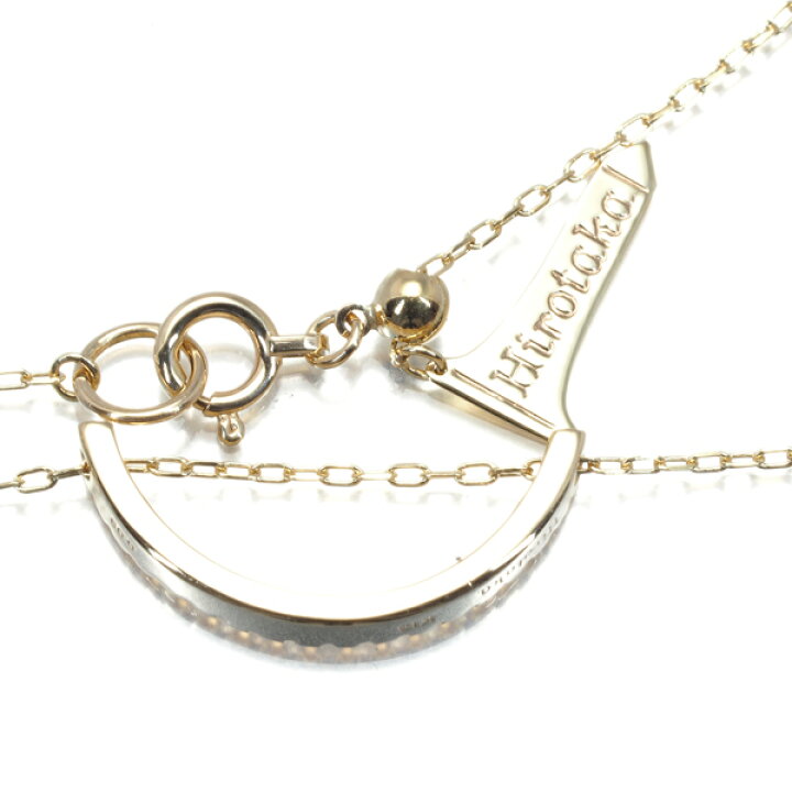 楽天市場】ヒロタカ ネックレス ダイヤ ダイヤモンド 0.09ct ボウ Bow 