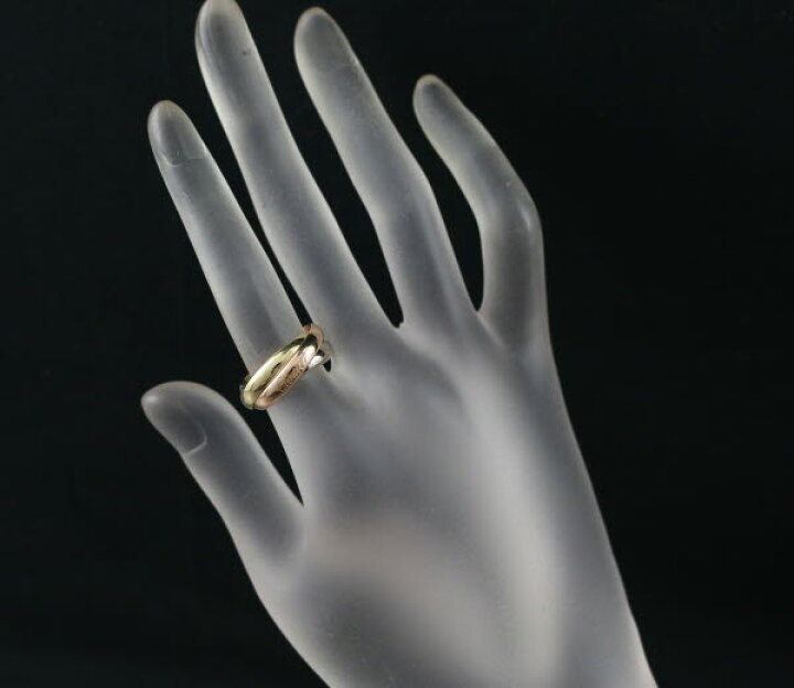 楽天市場】Cartier カルティエ トリニティリング スリーカラー  