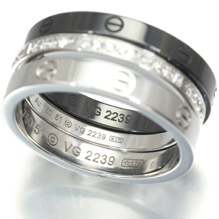 楽天市場】Cartier カルティエ ラブリング ダイヤ ダイヤモンド スリー  