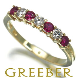 ★ ポイント5倍対象商品 ★【要獲得！先着最大3万円クーポン！】Tiffany&Co. ティファニー リング ルビー ダイヤ ダイヤモンド 11.5号 K18YG Ring 指輪 【中古】BLJ