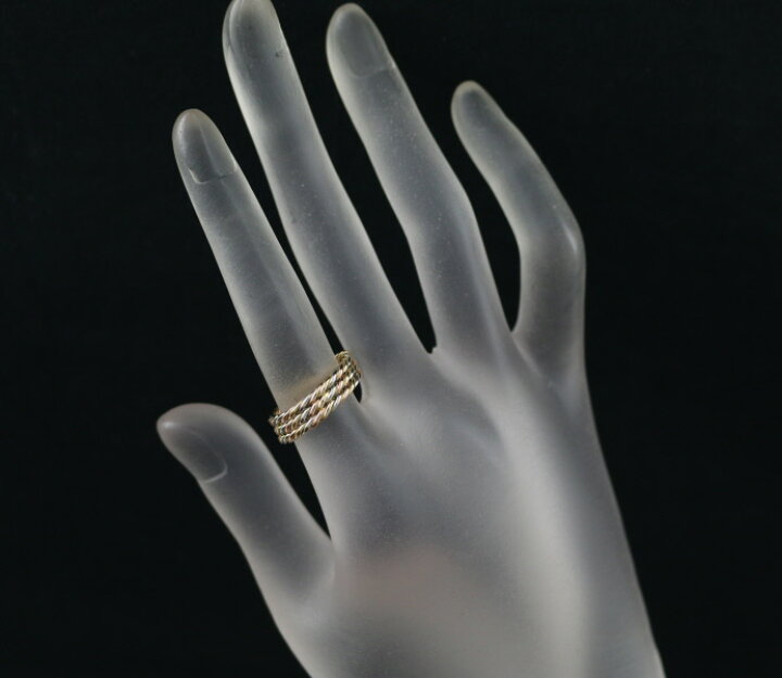 楽天市場】Cartier カルティエ リング ツイスト スリーカラー 3連 50号  