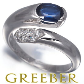 BVLGARI ブルガリ リング サファイア 1.14ct ダイヤ ダイヤモンド アストレア 12号 K18WG Ring 指輪 【中古】BLJ