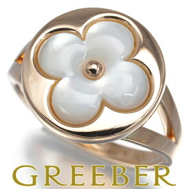 Louis Vuitton ルイヴィトン リング シェル サンブロッサム 53号 K18PG Pearl Ring 指輪 【中古】BLJ