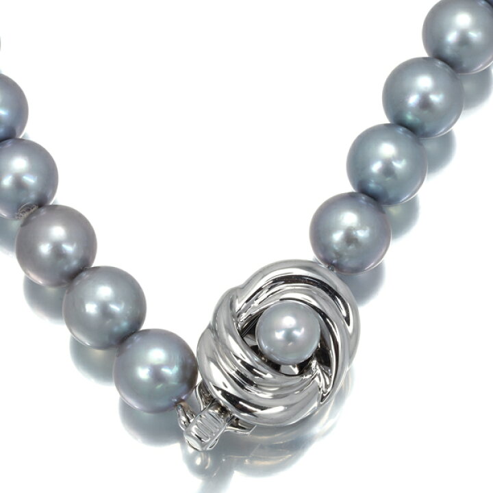 楽天市場】TASAKI タサキ ネックレス グレーパール 真珠 7.0-8.5mm  