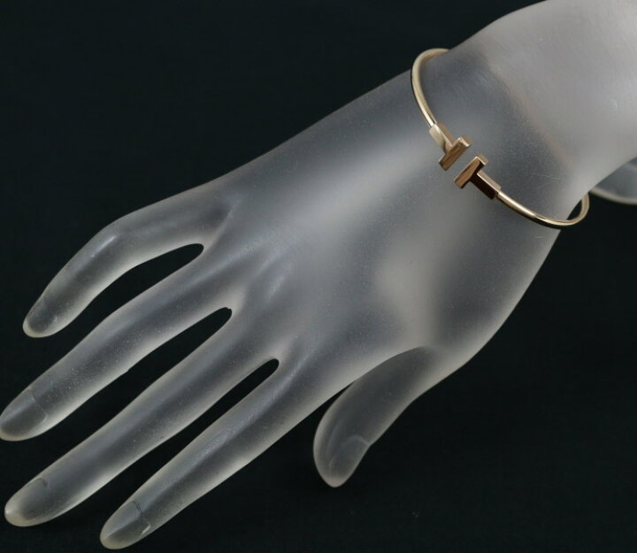 楽天市場】Tiffany&Co. ティファニー ブレスレット Tワイヤー バングル  