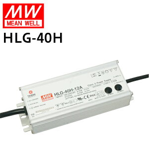MEANWELLА LEDdjbg HLG-40H h^P[X IP65 12V/3.33A | 24V/1.67A Op Ɩ/YƗp