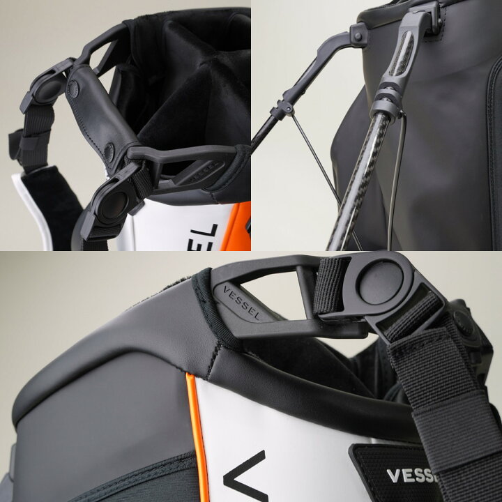 楽天市場】VESSEL Player3.0 Stand Bag SINGLE CITRINE/BK×Iridium 