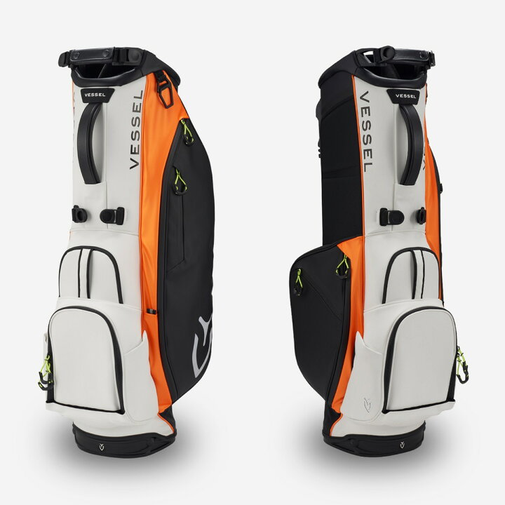 楽天市場】VESSEL Player3.0 Stand Bag SINGLE CITRINE/BK×Iridium 