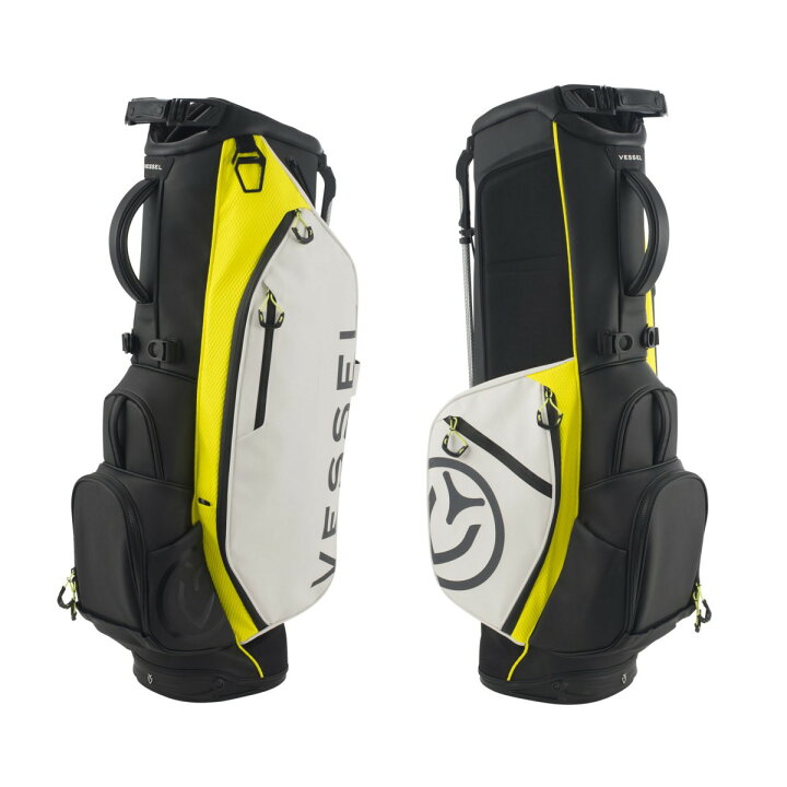 楽天市場】VESSEL Player3.0 Stand Bag SINGLE CITRINE/BK×Iridium 
