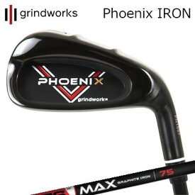 カスタムクラブ グラインドワークス フェニックス アイアン KBS マックスグラファイトアイアンGRINDWORKS Phoenix IRON KBS MAX GRPHITE IRON/5本セット(#7〜PW・AW)