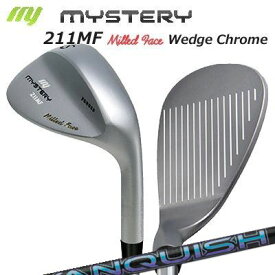 ミステリー 212MF ウェッジ 三菱ケミカル バンキッシュ アイアン ホワイトクロムメッキMystery 212MF Milled Face Wedge/VANQUISH IRON/カスタムクラブ/平面加工フェース