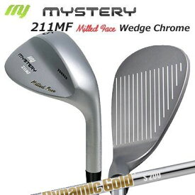 ミステリー 212MF ウェッジ トゥルーテンパー ダイナミックゴールド ヒートトランスファー仕様 ホワイトクロムメッキMystery 212MF Milled Face Wedge/TrueTemper Dynemic Gold Heat Transfer/カスタムクラブ/平面加工フェース