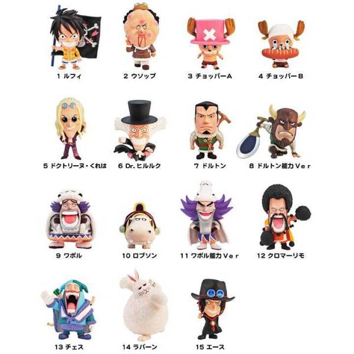楽天市場】アニキャラヒーローズ ワンピース VOL.13 冬島編 ノーマル全 