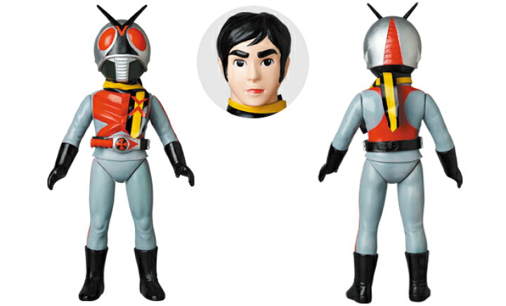 楽天市場】メディコムトイ 東映レトロソフビコレクション 仮面ライダー 