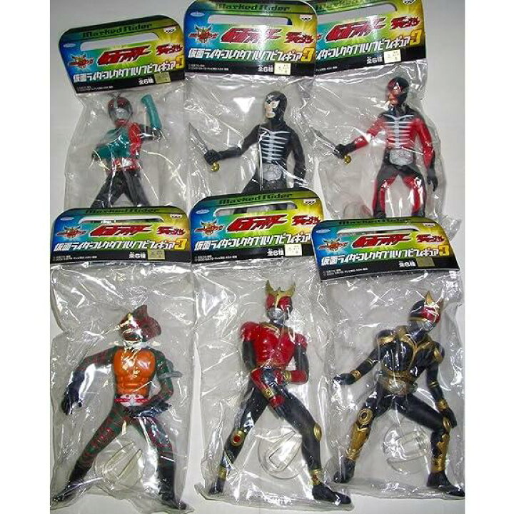 楽天市場】バンプレスト 仮面ライダー コレクタブルソフビフィギュア 
