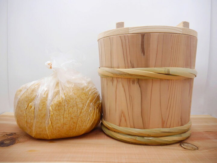 楽天市場】手前味噌 秋田杉 昭和本樽 板目桶 8kg No.12 : おたまや楽天 