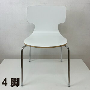 【アウトレット品】 【4脚セット】 ダイニングチェア ホワイト 椅子 インテリア olv-002-13