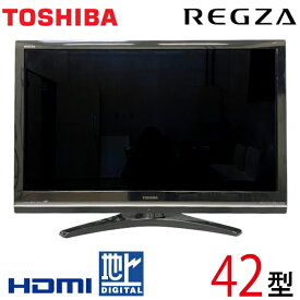 【中古】 TOSHIBA 東芝 REGZA レグザ 液晶テレビ フルハイビジョン 42型 42インチ 地デジ BS/CS 2009年製 Cランク Cサイズ 42Z9000 tv-443