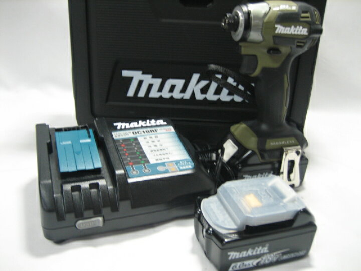 楽天市場】マキタ 充電式インパクトドライバ TD173DRGXO (オリーブ