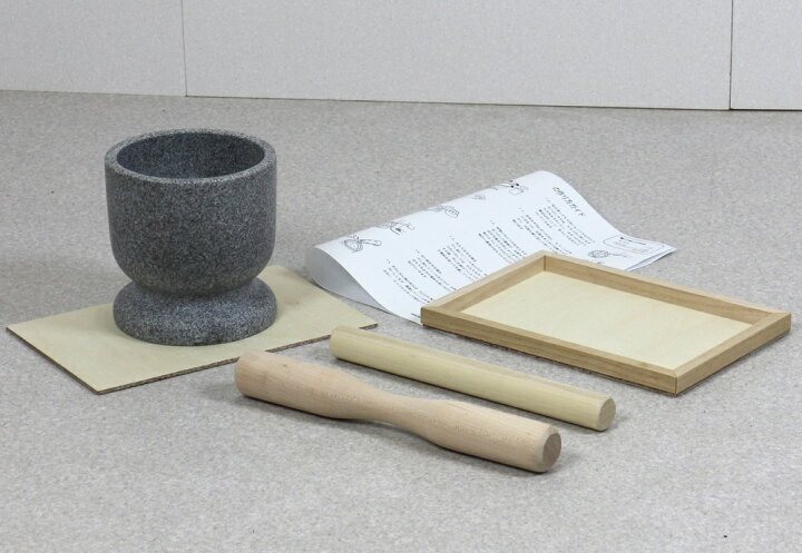 楽天市場】ミニ 餅つき セット 食べ切り 2合用 みかげ石 【実演DVD 