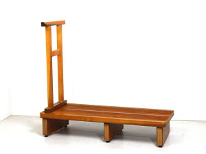 玄関台 足裏爽やか 厚板玄関台 90cm幅 ギザギザ健康足踏み仕上げ 【木製手すり付き】玄関 段差解消 昇降台 補助具 送料無料 手すり付き