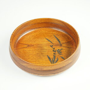 【在庫処分】漆器 菓子器 直径21.5cm 菓子鉢 漆塗り 天然木 木製 アウトレット 訳あり お得