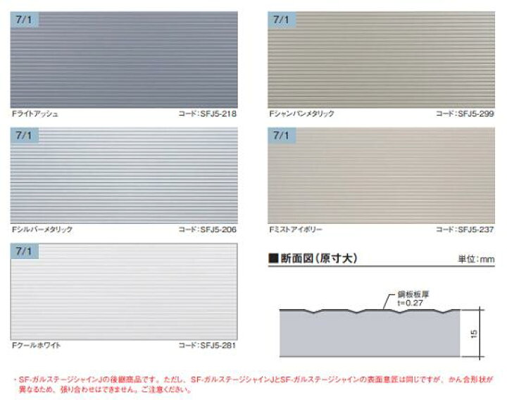 楽天市場 アイジー工業 Sf ガルステージシャイン 外壁材 長さ4000 働き幅385 厚さ15mm 8枚入 3 73坪 たて よこ兼用 金属サイディング 建材アウトレットrico 楽天市場 アイジー工業 Sf ガルステージシャイン 外壁材 長さ4000 働き幅385 厚さ15mm 8枚入 3 73坪 たて よこ兼用 金属サイディング 建材アウトレットrico