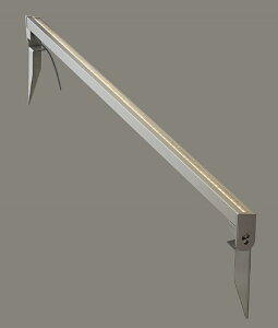 ★LIXIL 美彩 ウォールバーライト SWB-L120型 【8VLH50SC】 シャイングレー スパイク施工用 12V LED エクステリア照明★【送料無料】