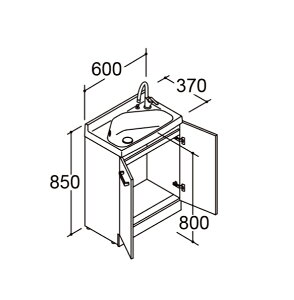 ʉϑ t Ԍ600mm P  S E^Cv }`gbv FRVN-603R-M LIXIL INAXyz