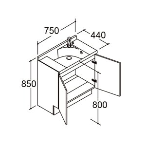 ʉϑ GX^ yNSV1N-75W5Yz Ԍ750mm {E ^Cv VOo[ (N}[SjR|^Cv LIXIL INAXyz
