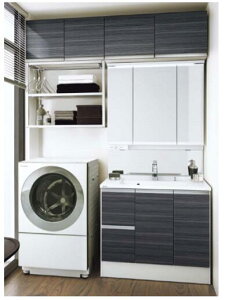 ★パナソニック シーライン 【GC-165E】 引出しタイプ 抗菌加工【扉柄 タイプB】【水栓 マルチシングルレバーシャワー 】幅900mm LED付3面鏡 洗面ドレッシング 洗面台 洗面化粧台 ★【送料無料