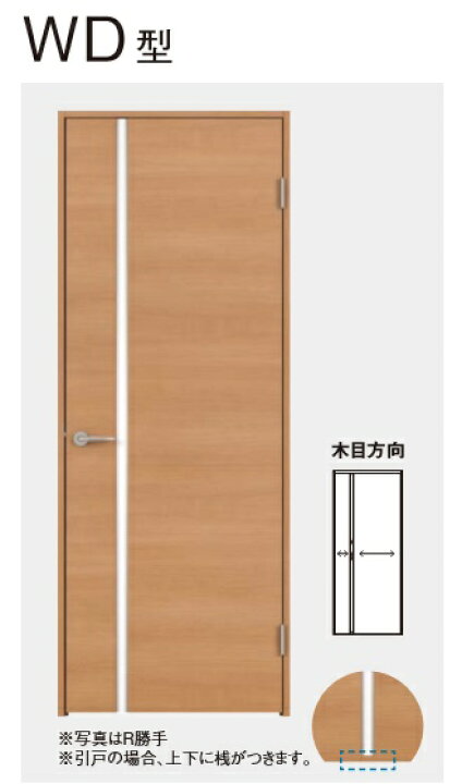 楽天市場 内装ドア 片開きドア Wd型 横木目 Xmje1wd N01r L 7 ベリティス パナソニック 室内ドア 送料無料 建材アウトレットrico