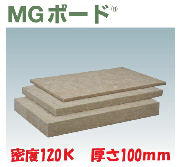 楽天市場】☆ニチアス ロックウール MGボード 密度120K 厚さ100mm×幅 