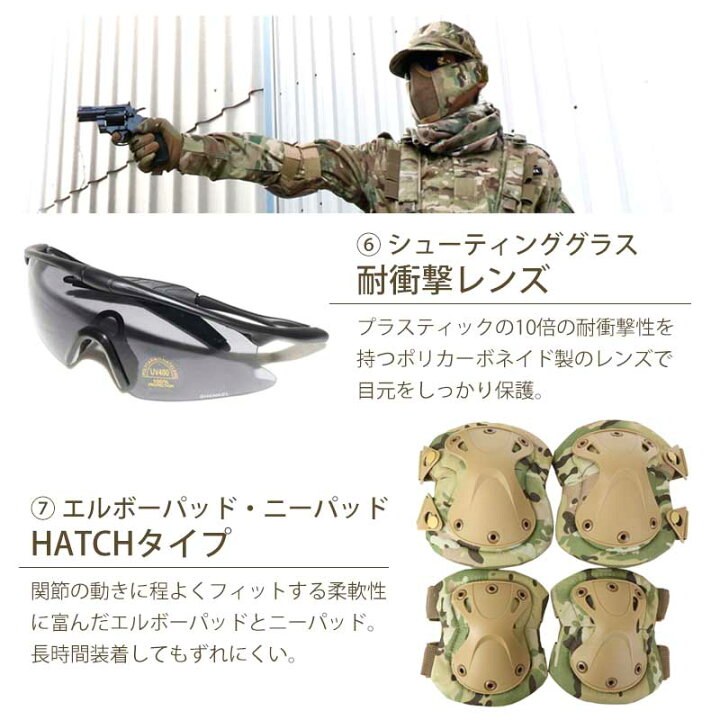 楽天市場】SHENKEL 8点セット シェンケル BDU サバゲー 迷彩服 上下 3 