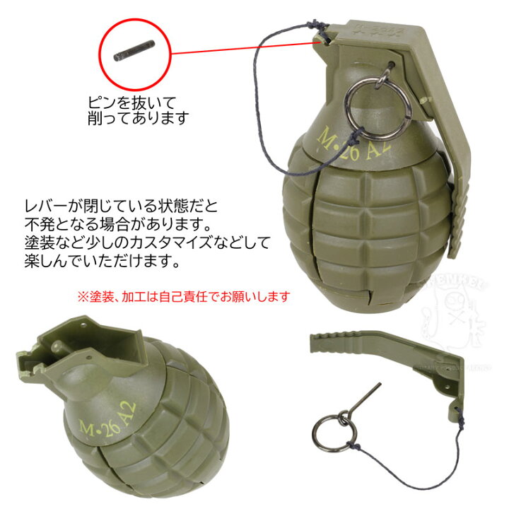楽天市場】SHENKEL 弾ける！ インパクトグレネード スプリング式 6mmBB 
