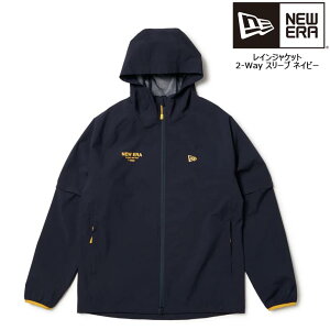 j[G NEW ERA lCr[ GF RAIN JACKET 2-WAY SLEEVE NVY CEFA 14669850