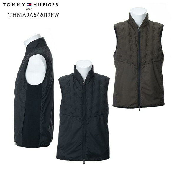 【最終セール】トミーヒルフィガー TOMMY_HILFIGER THMA9A5 MONOCHROME_HILFIGERDOWN_VEST ヒルフィガーダウンベスト