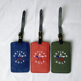 アーティザンゴルフ ARTISAN GOLF ネームプレート カードホルダータイプ 非売品 インディゴブルー/レッド/カーキ ネームタグ 名札