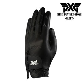 【PXGならOVDGOLF！】【メール便】【代引不可】PXG ピーエックスジー MEN'S PLAYERS GLOVE キャデットサイズ(指先短め) メンズ ブラック 左手装着用 ゴルフグローブ 22-26cm 本革