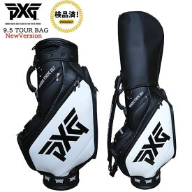 【PXGならOVDGOLF！】【検品済】PXG 2020 TOUR BAG ツアーバッグ B-UGB1-EP カートキャディバッグ ブラックホワイト 口枠6分割 ネームプレート無し