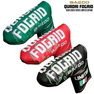 �yBALDO�E�o���h�Ȃ�OVDGOLF�I�zBALDO_2021_QUADRI_FOGRIO_HEAD_COVER/�o���h/�N�A�h���t�H���I/�w�b�h�J�o�[/�p�^�[/Pt�p/BALDO-21QUAD-PT-